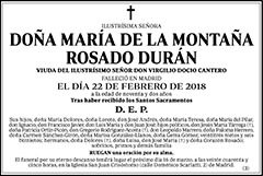 María de la Montaña Rosado Durán
